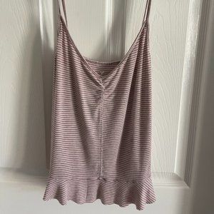 *3/$15 Bundle* American Eagle Soft & Sexy Spaghetti Strap Flounce Hem Tank Top
